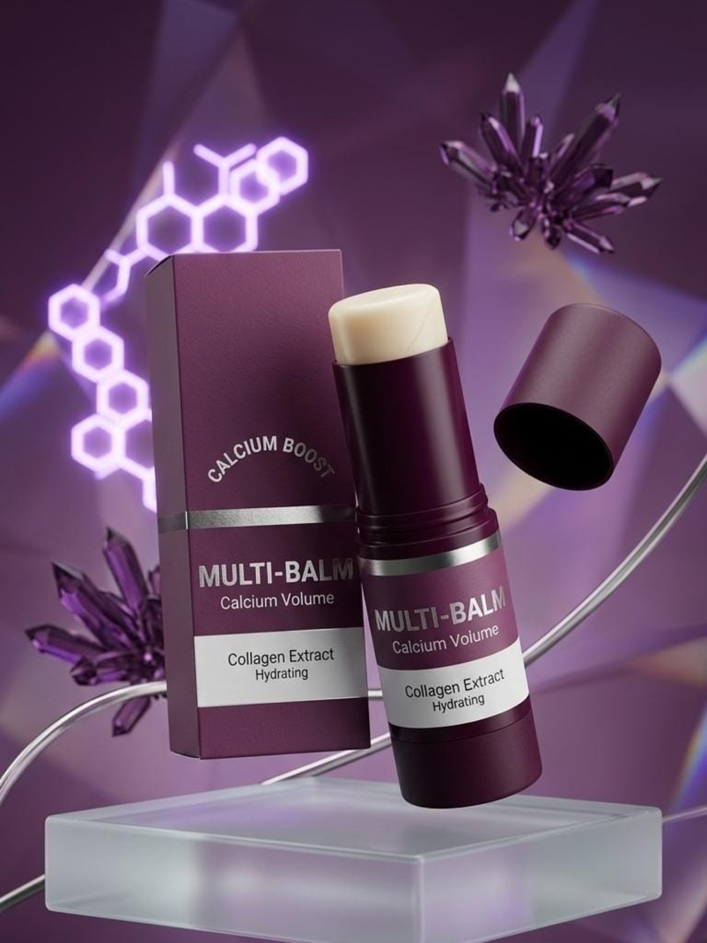 Multi-Balm Calcium Volume Hydrating Balm — Purple